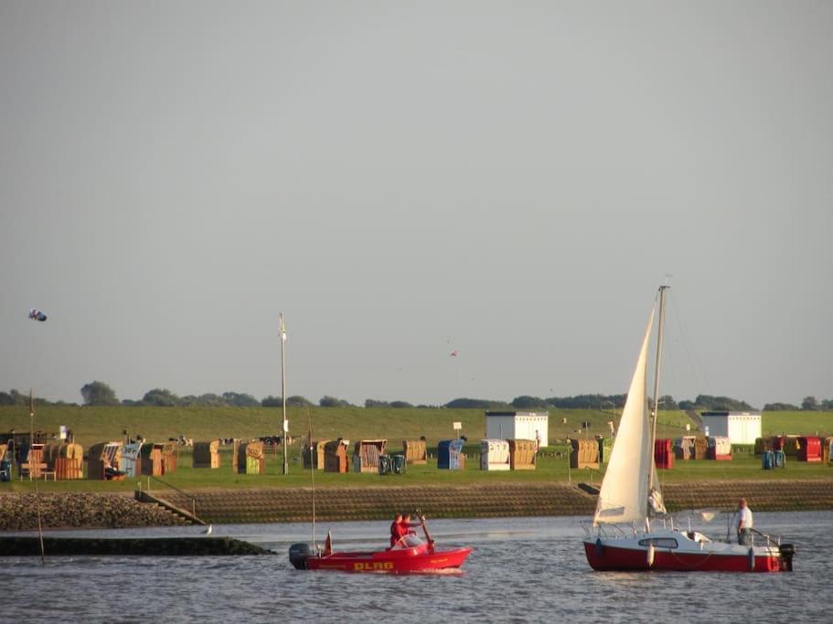 Nordsee Und Natur. Gemuetliche Fewo Mit Deichblick Дорум-Нойфельд Экстерьер фото